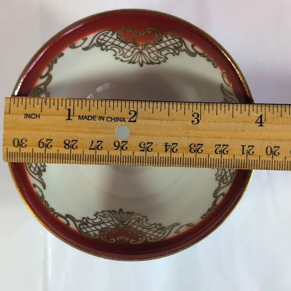 Johann Seltmann Vohenstrauss Bavarian 3 PC Tea Cup & Saucer Set
